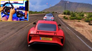 FORZA HORIZON 5 Steering Wheel G29 GAMEPLAY - TVR GRIFFITH 2018
