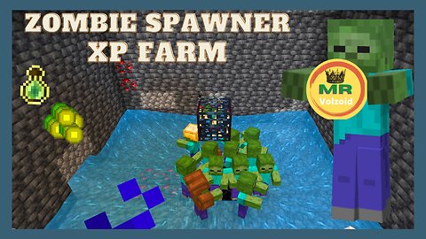 xp farm minecraft 1.19 bedrock, minecraft xp farm, zombie xp farm Minecraft #minecraft