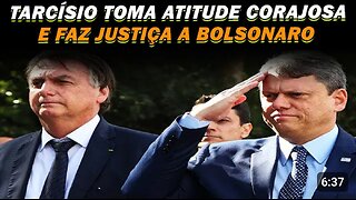 TARCÍSIO TOMA ATITUDE CORAJOSA E ANISTIA BOLSONARO