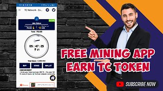 TTCOIN NETWORK FREE MINING APP / EARN FREE TC COIN EVERY 6 HOURS