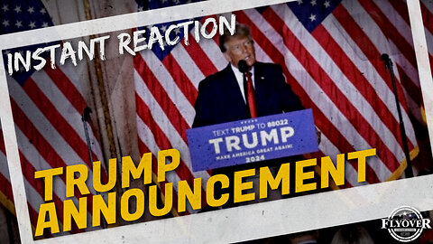David and Stacy Instant Reaction to Trump’s 2024 Presidency Announcement | Flyover Conservatives
