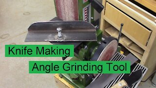 Knife Making Angle Grinding Tool - Let's Figure This Out