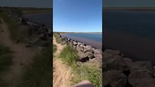 Path to second beach at Tracadie