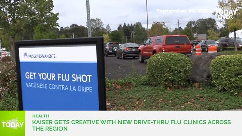 Kaiser gets creative with new drive-thru flu clinics across the region