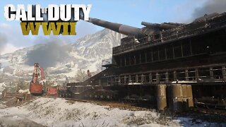 Call of Duty WW2 Multiplayer Map Gustav Cannon Gameplay