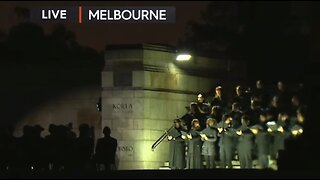 ‘Abide with me’ at the Shrine of Remembrance, Melbourne 🌺