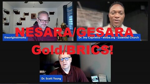 Dr. Scott Young, MarkZ, Dr. Jay Caprietta talks NESARA/GESARA - Gold/BRICS!