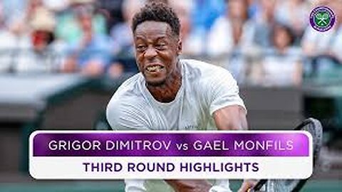 Grigor Dimitrov vs Gael Monfils / Highlights / Wimbledon 2024