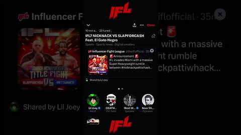 IFL's RESPONSE TO CRITICISM OF OTHER PROMOTERS #influencerfightleague #misfitsboxing #slimalbaher