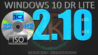 DR Lite 10 Pro 2.10 22H2 (19045.3086) Julio 2023 | Instalador en Lote DR Lite