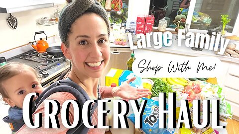 Grocery Haul For My Large Family | Prepper Pantry Stock Up Haul | Building a Years Food Supply