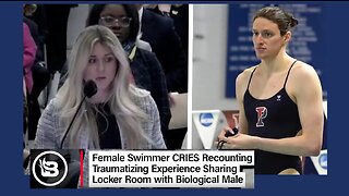 Emotional Swimmer Riley Gaines Shares TRAUMATIC Experience with Biological Male in Locker Room