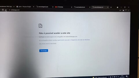 Tudo parado WhatsApp , Instagram e Facebook FORA DO AR 04/10/2021 13:10