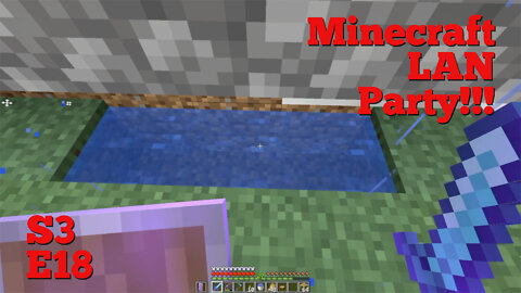 Minecraft LAN Party! Season 3 Episode 18 - Three-Block Ice Farm