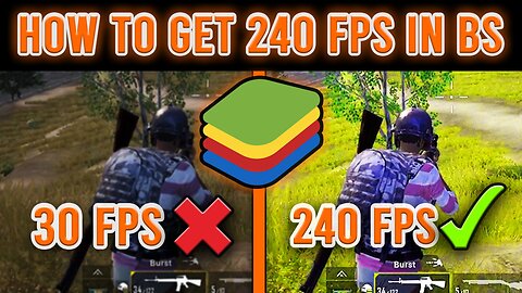 How To Get 240 FPS✅ On BlueStack 5 || Pubg✅ FreeFire✅ COD✅Every App✅ || Easy And 100% Working ||