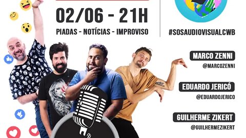 Curitiba Comedy Live - O Show de Humor online, em prol do #SOSaudiovisual