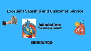 Excellent Sale Ship and Customer Service /Subliminal Video