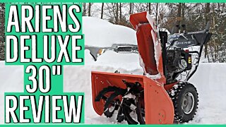 Ariens Deluxe 30" Snowblower Review ||Better than Husqvarna or Cub Cadet||