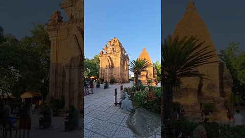 Cham Ruins Trang Vietnam 🇻🇳 #shorts #nhatrang #beach #expat #travel #rebornabroad #ruins #temple