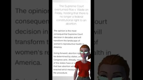 Supreme Court overturns Roe v. Wade #shorts