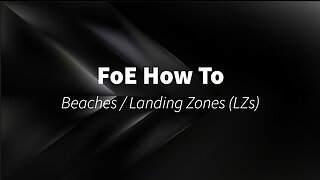 Beaches/Landing Zones/LZs explained