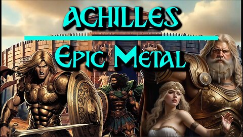 The animated story of Achilles with epic metal music #musicvideo