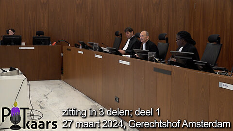 veroordeeld tot medeverdachten en tot een advocaat deel 1- regiezitting Hof Amsterdam, 27 maart 2024