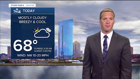 Southeast Wisconsin weather: Mostly cloudy, breezy, and cool Tuesday