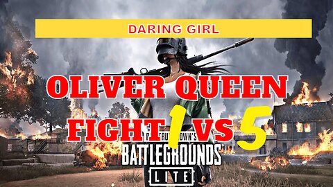 OLIVER QUEEN Fight PubG 1 Vs 5