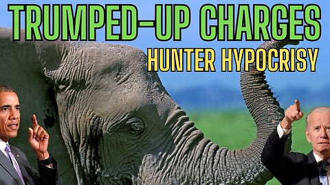 TRUMPED-UP CHARGES and Hunter Hypocrisy - Two Standards Of Justice For The Blind!
