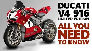 NEW DUCATI V4 916 EDITION and it's connection to SBK.