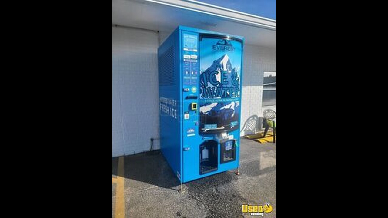 2023 Everest Ice VX4 Bagged Ice and Filtered Water Vending Machine For
