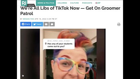 Libs of TikTok Survives Doxxing and Canceling Attempt by Garbage Reporter Taylor Lorenz