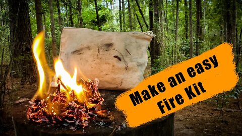 Make your own fire kit for Hiking, Camping, Bushcraft and Survival