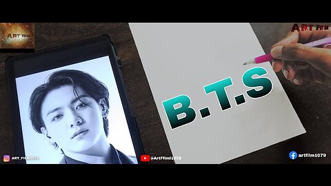 BTS Drawing Ideas for Beginners || BTS ART || Step-by-Step BTS Portrait Drawing Tutorials