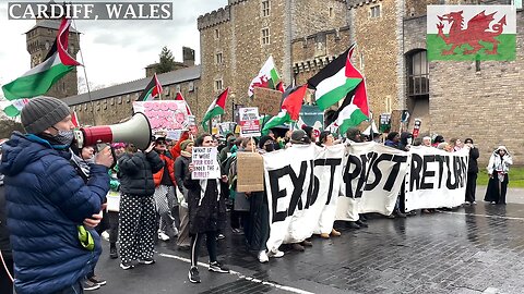 International Women’s Day by standing in solidarity with women in Gaza, Castle Street