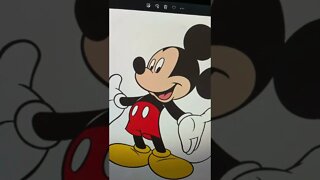 Mickey Mouse - I Want to Draw ✍️- Shorts Ideas 💡