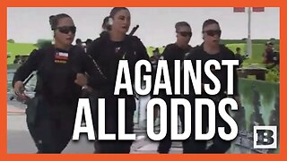 All-Female Chilean Team Perseveres Through Struggles in Zipline Drill in SWAT Challenge
