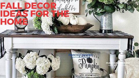 Fall decor ideas for the home