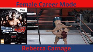 WWE Smackdown VS Raw 2010 Rebecca Carnage Career Mode Nintendo Wii
