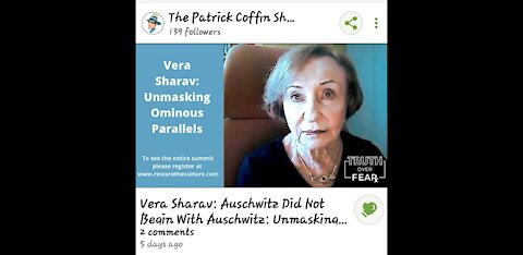 Holocaust survivor Vera Sharav: "Auschwitz did not begin with Auschwitz"