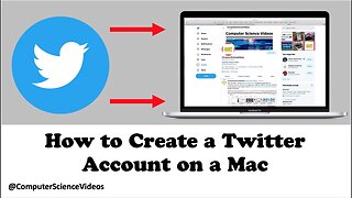 How to CREATE a Twitter Account on a Mac - The Official Beginner's Guide | New