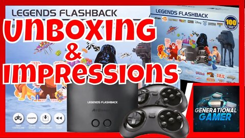 AtGames Flashback Legends - 2019 with 100 Games (Unboxing and Testing)