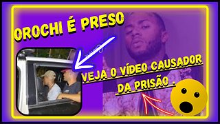 Após ser preso, vídeo que o rapper #orochi, postou, e mostra festa tem um dos convidados / um fuzil.