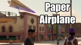 Saints Row Paper Airplane (Collectible)