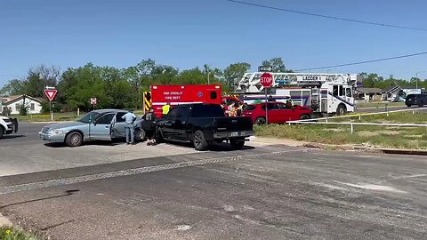 WATCH: 15th St. Crash Sends One Driver to the Hospital