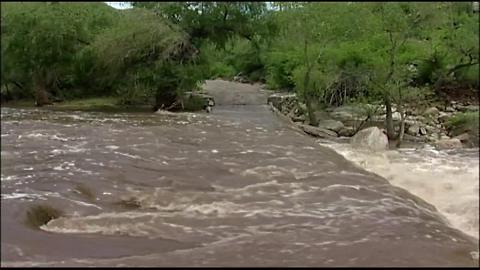 Monsoon affects Sabino Canyon over the years