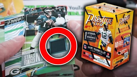 CARSON WENTZ JERSEY CARD!! 2019 PANINI PRESTIGE NFL FOOTBALL CARD BOX BREAK!!