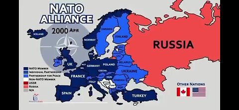 Map Of NATO Encroachment To Russian Border