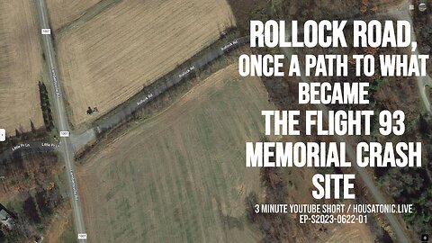 Rollock Road, once a path to what became the Flight 93 memorial crash site